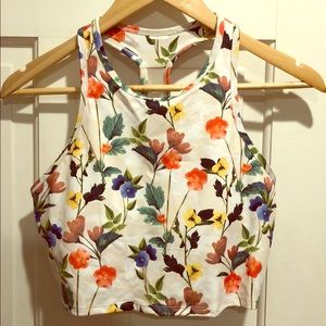 Fabletics floral poppy bra